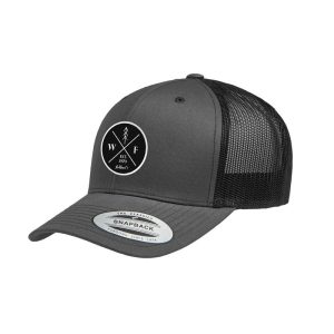 Charcoal Snapback Hat