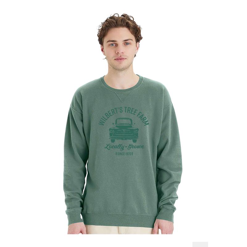 Cypress Green Farm Truck Logo Crewneck